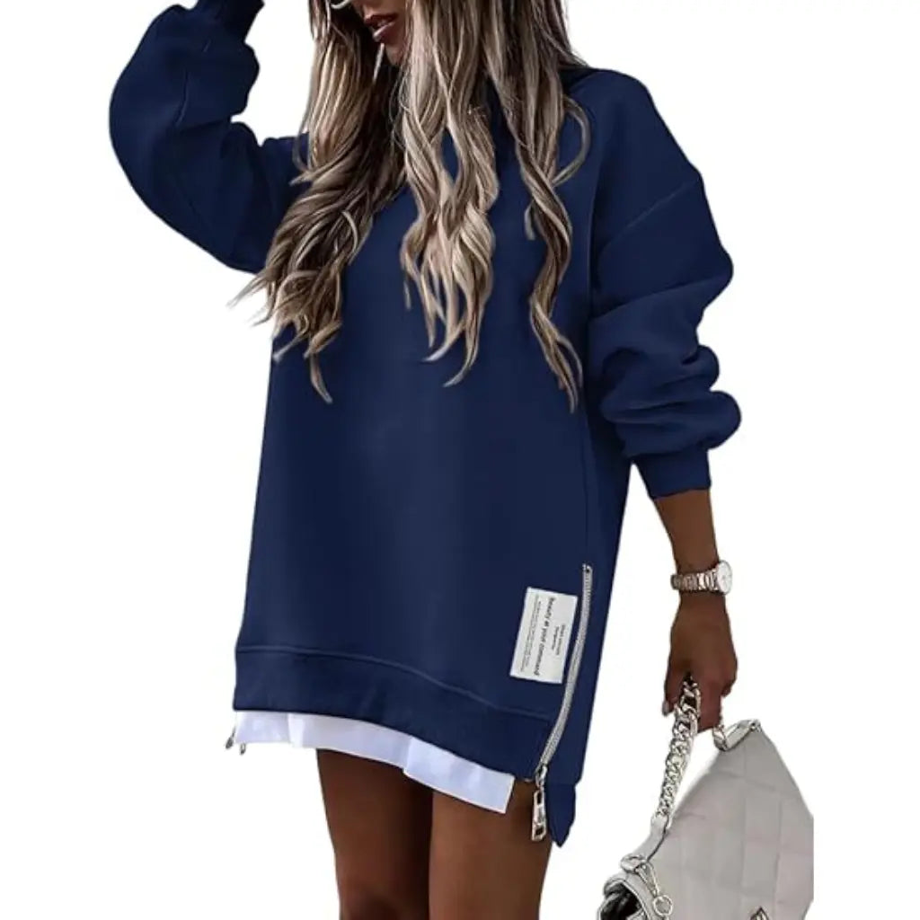 Adorella™ Oversized Sweatshirt Dress
