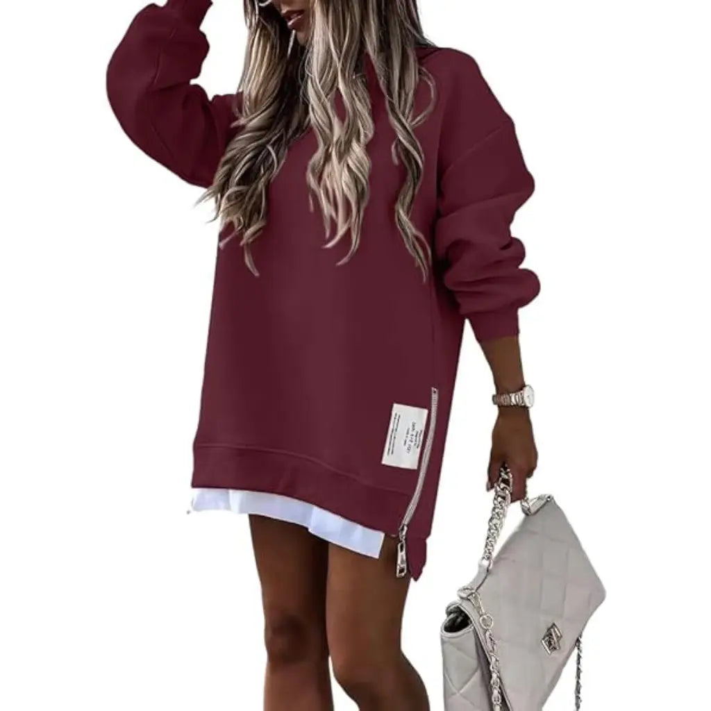 Adorella™ Oversized Sweatshirt Dress