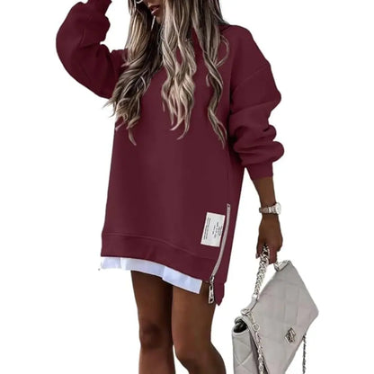 Adorella™ Oversized Sweatshirt Dress