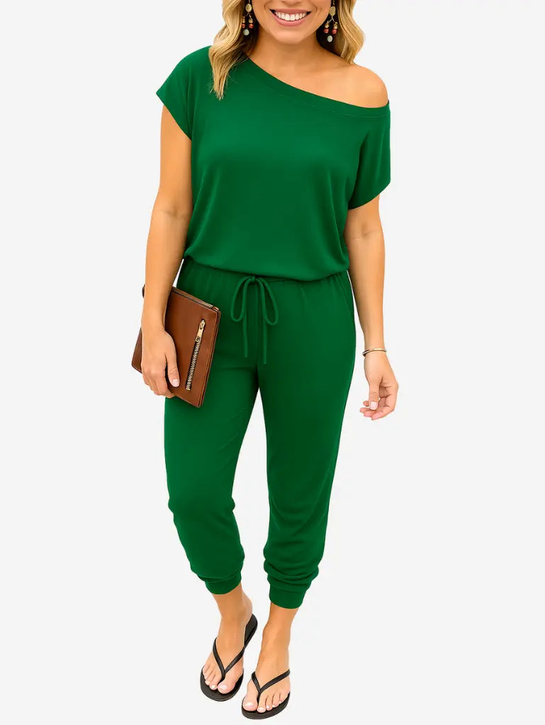 Adorella™ Romper Off-Shoulder Jumpsuit