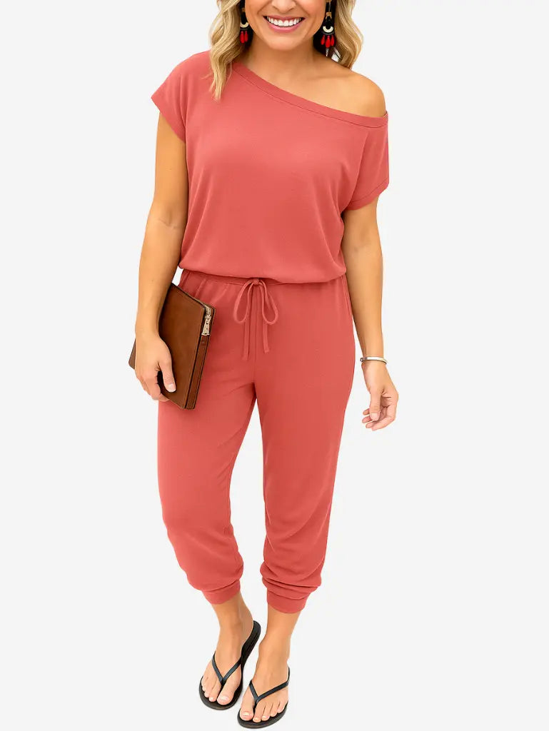 Adorella™ Romper Off-Shoulder Jumpsuit