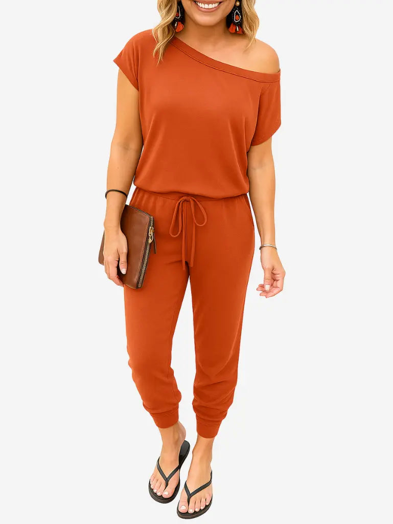 Adorella™ Romper Off-Shoulder Jumpsuit