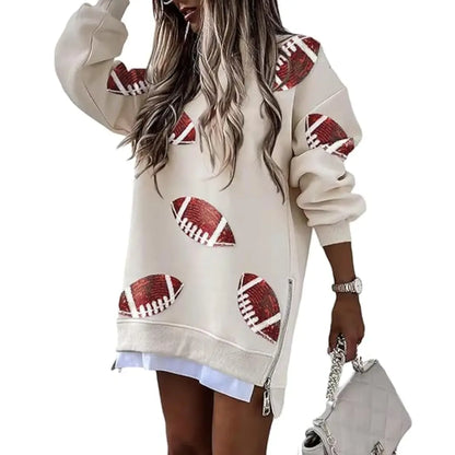 Adorella™ Oversized Sweatshirt Dress