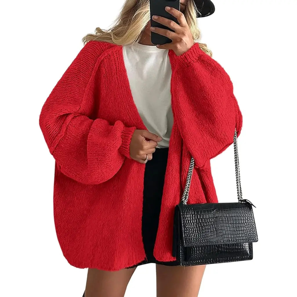 Adorella™ Cozy Oversized Knit Cardigan
