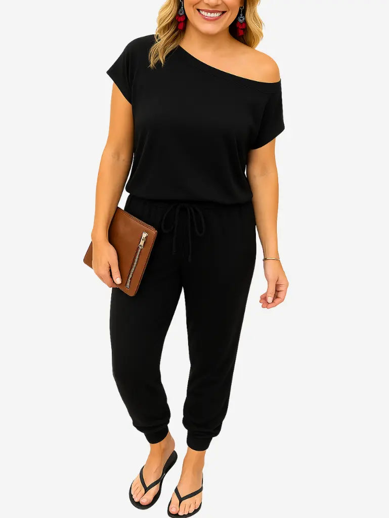 Adorella™ Romper Off-Shoulder Jumpsuit