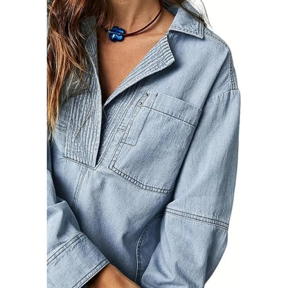 Adorella™ Denim Pullover Jacket