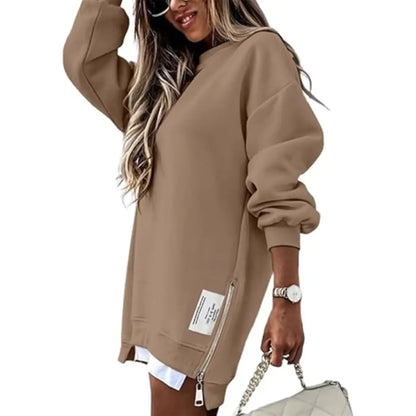 Adorella™ Oversized Sweatshirt Dress
