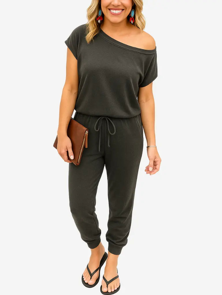 Adorella™ Romper Off-Shoulder Jumpsuit