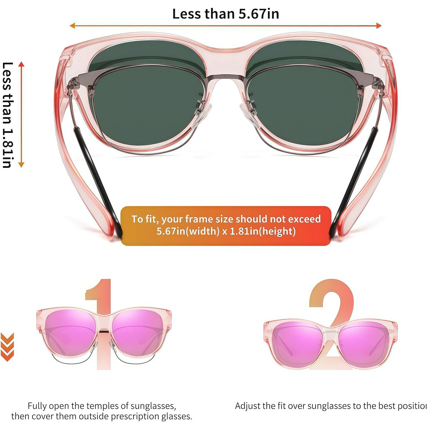 Adorella Signature Fit Sunglasses