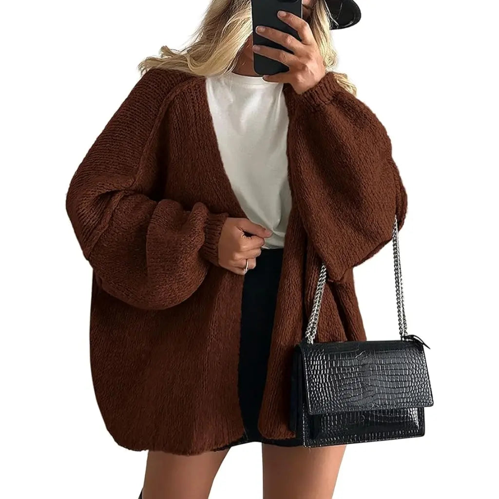 Adorella™ Cozy Oversized Knit Cardigan