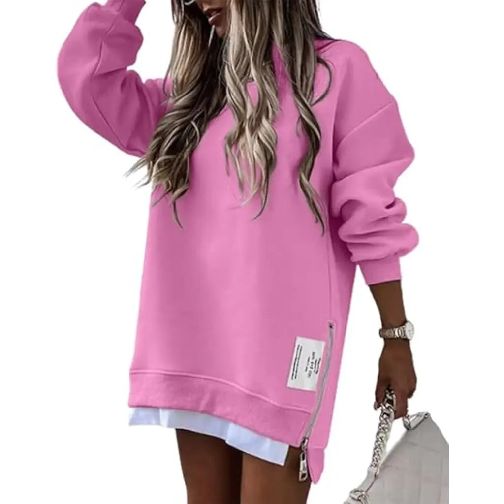 Adorella™ Oversized Sweatshirt Dress