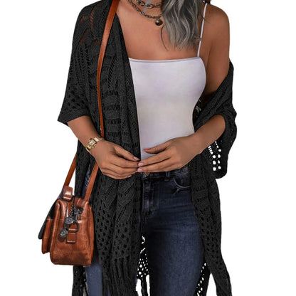 Oversized Knit Cover-Up Cardigan