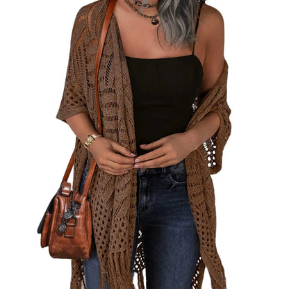 Oversized Knit Cover-Up Cardigan