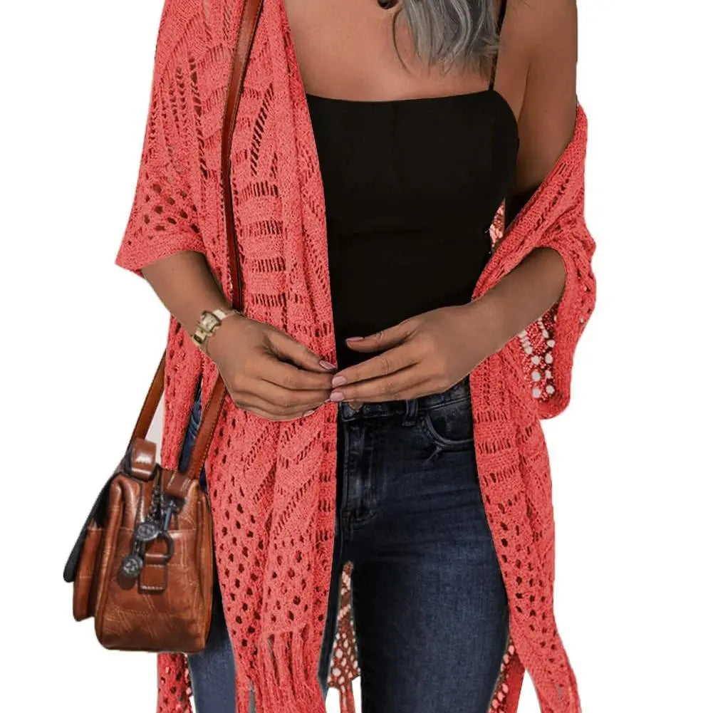 Oversized Knit Cover-Up Cardigan