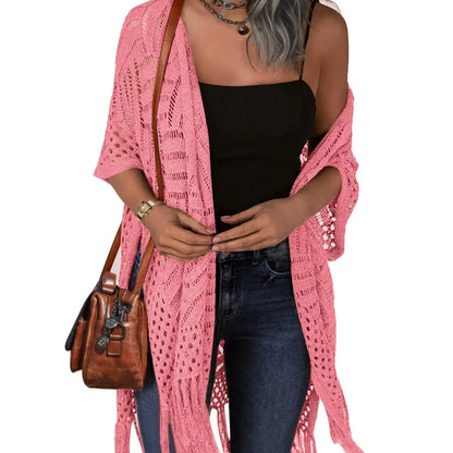 Oversized Knit Cover-Up Cardigan