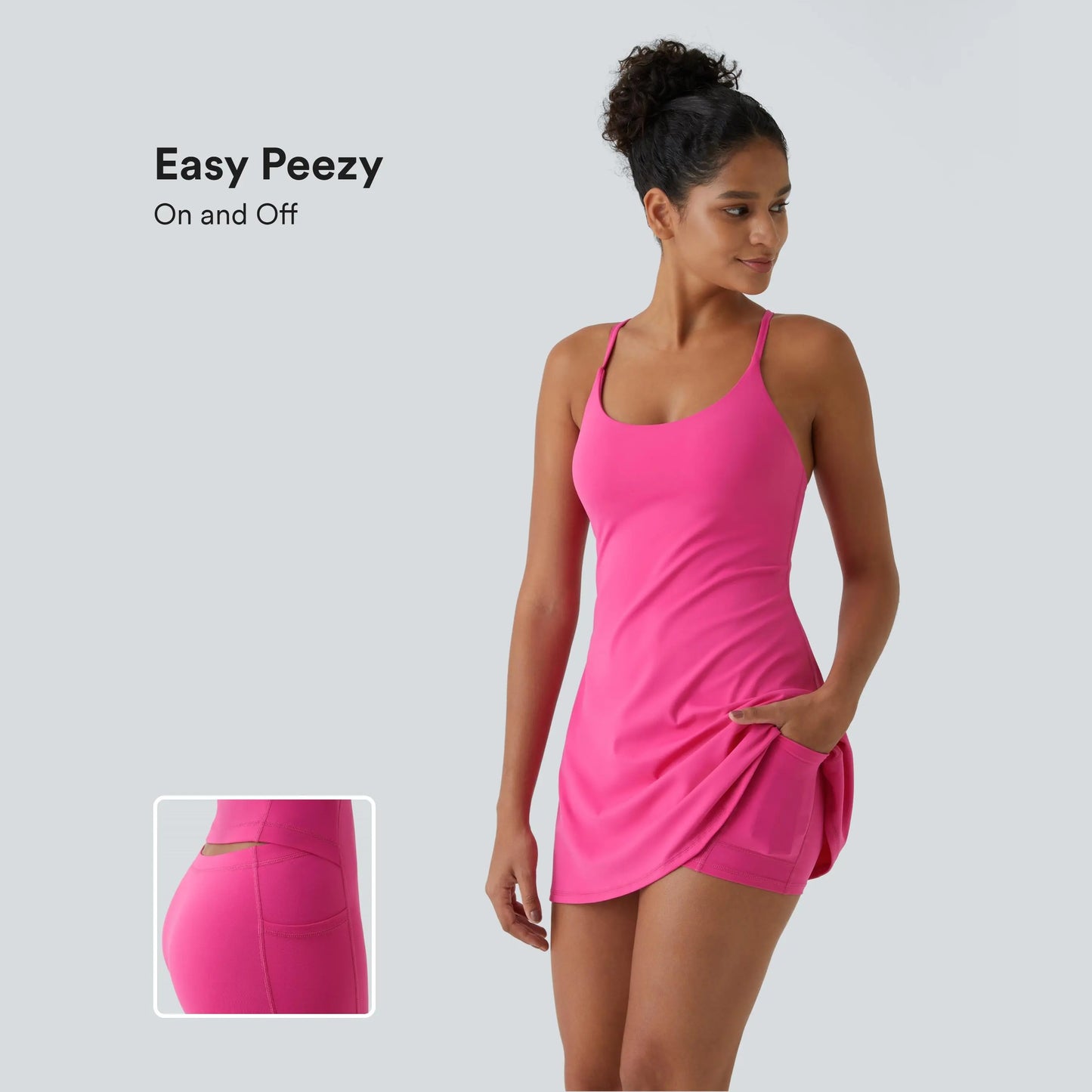 Softlyzero Plush Backless Active Dress