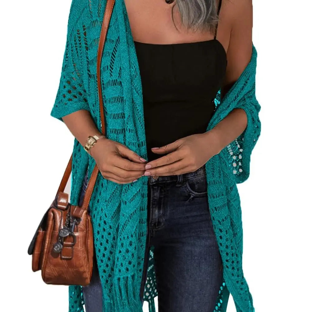 Oversized Knit Cover-Up Cardigan