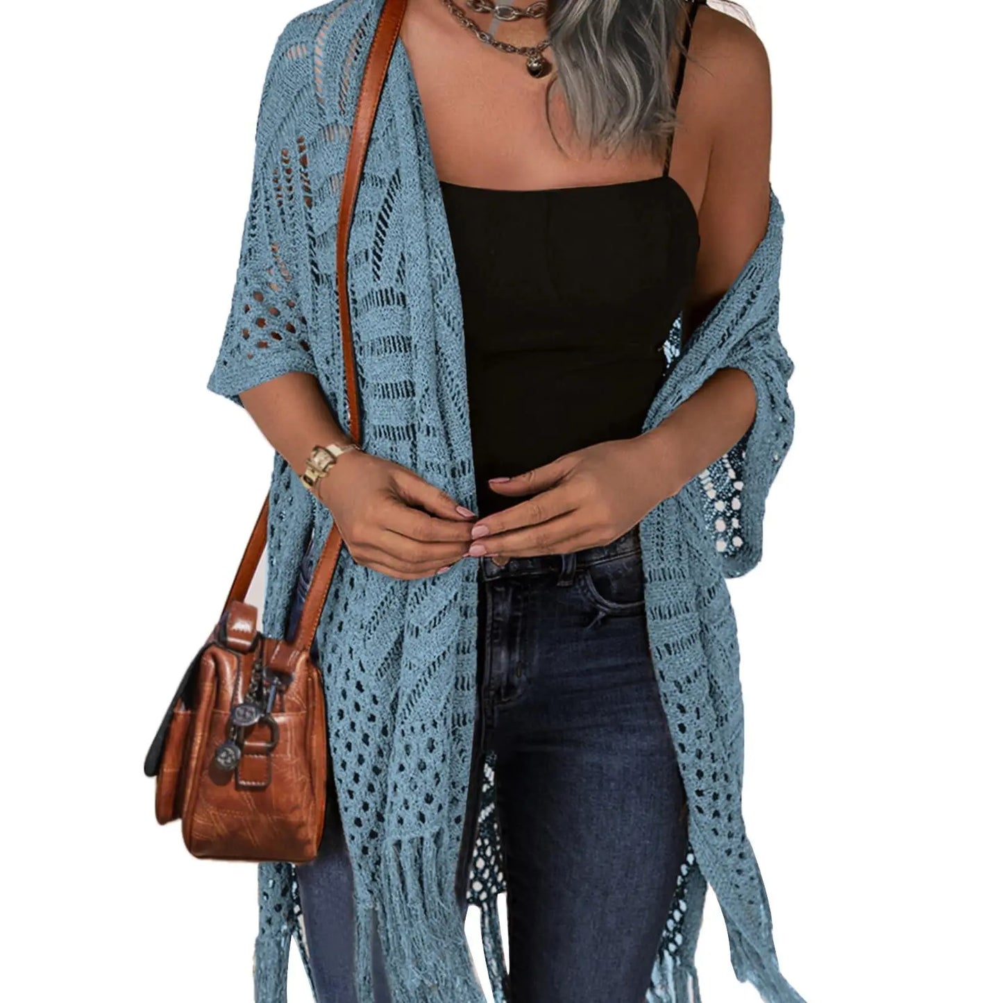 Oversized Knit Cover-Up Cardigan
