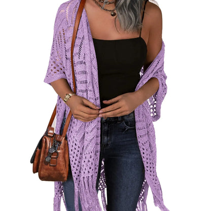 Oversized Knit Cover-Up Cardigan