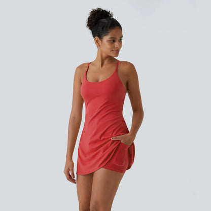 Softlyzero Plush Backless Active Dress