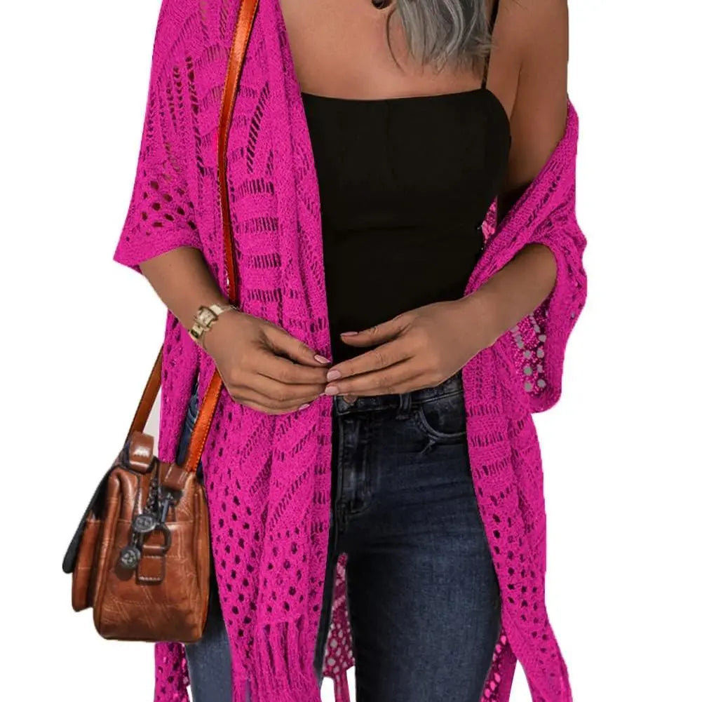 Oversized Knit Cover-Up Cardigan