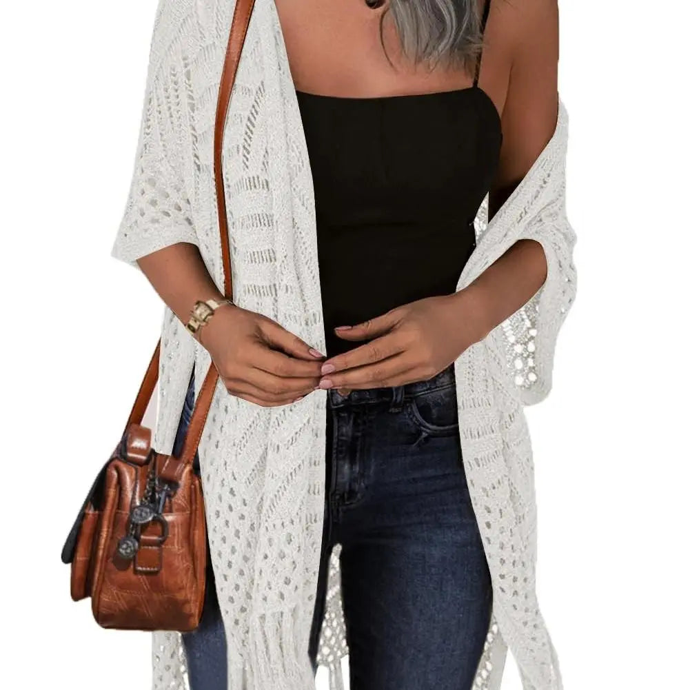 Oversized Knit Cover-Up Cardigan
